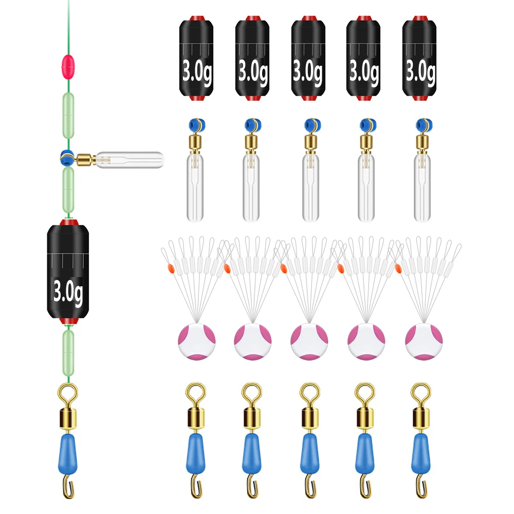 20 PCS Plombs De Pêche Drop Shot Avec Émerillons – Lot Plombs Coulée 10g 15g 20g 30g, Plomb Pêche Mer Et Eau Douce Résistant Corrosion