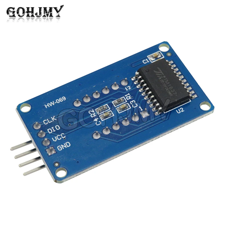 4-bit Nixie tube display module TM1637 LED brightness adjustable with time and clock accessories building block
