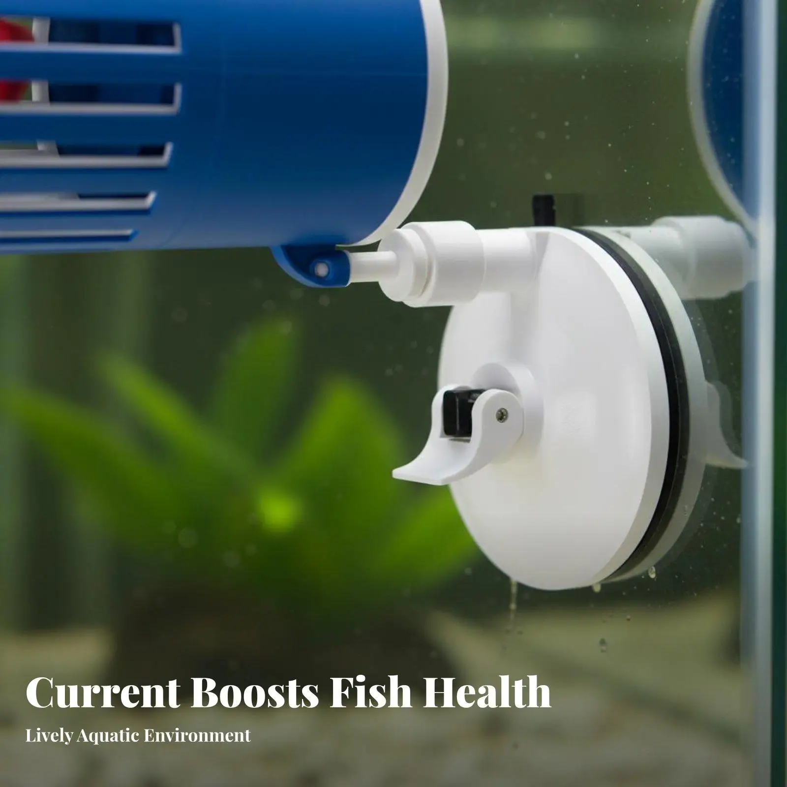 Quiet Aquarium Wave Maker Pump Submersible Design for Fish Tank Current Simulation and Enhanced Filtration Efficiency