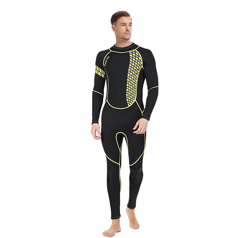 

STLF Support Customization 3mm Diving Suit One-piece Men's Warm and Cold Resistant Super Elastic Wet Suit Diving Suit Free Divin