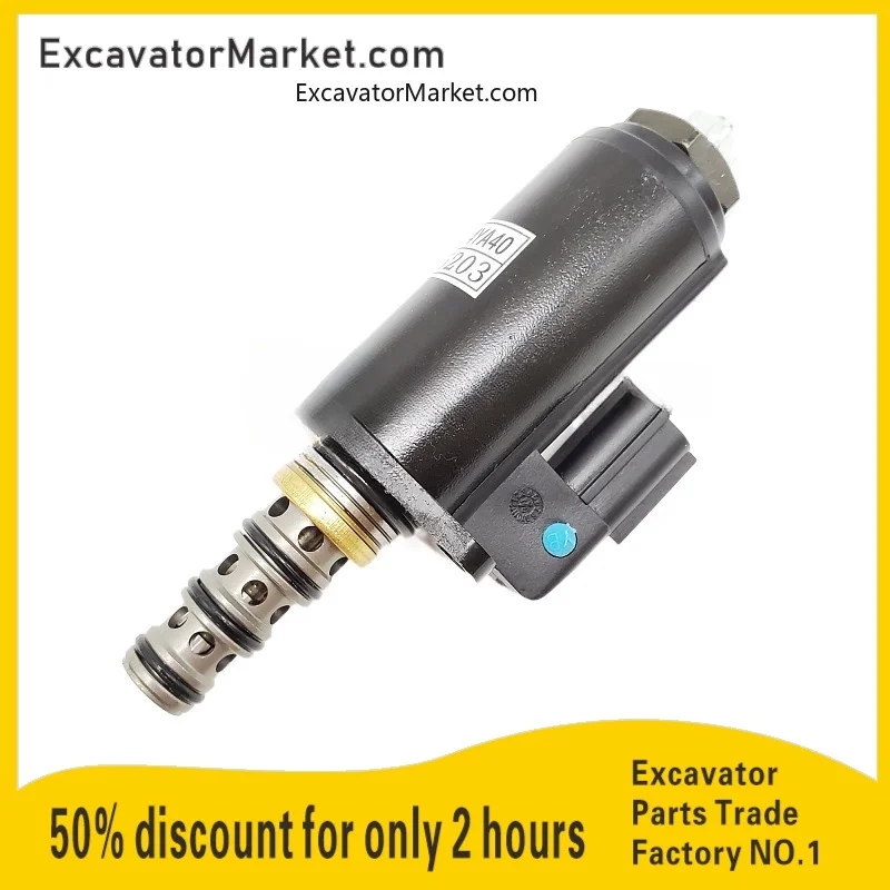 Excavator Parts For Kobelco200 210 250 260 330 350-6e/8 Rotary Brake Solenoid Valve Excavator Parts X