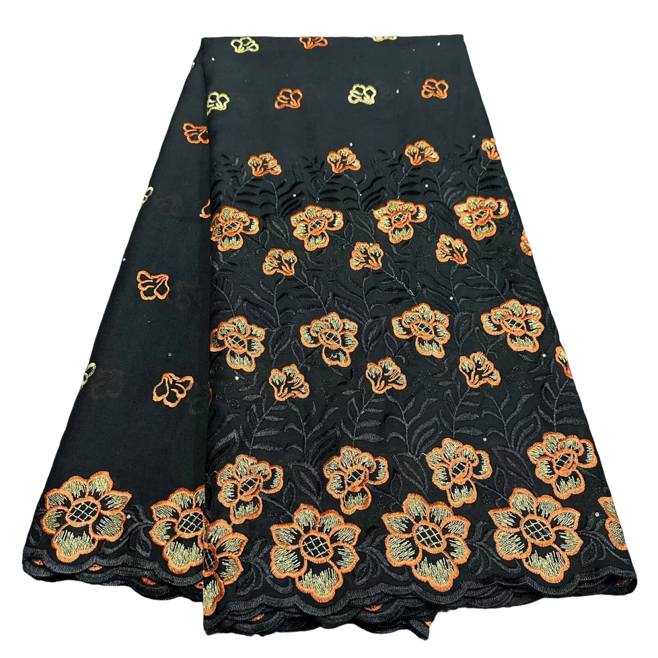 

Дешевая черная высококачественная швейцарская вуаль кружева в Швейцарии 100% хлопок перфорированный материал для вышивки стиль для женщин ткань 5 ярдов