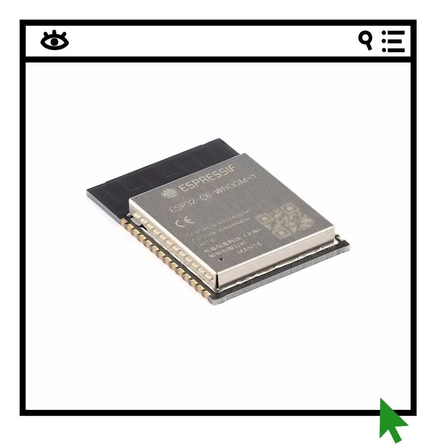 

ESP32-C6-WROOM-1-N16 2.4ГГц Wi-Fi 6 Bluetooth 5 Zigbee