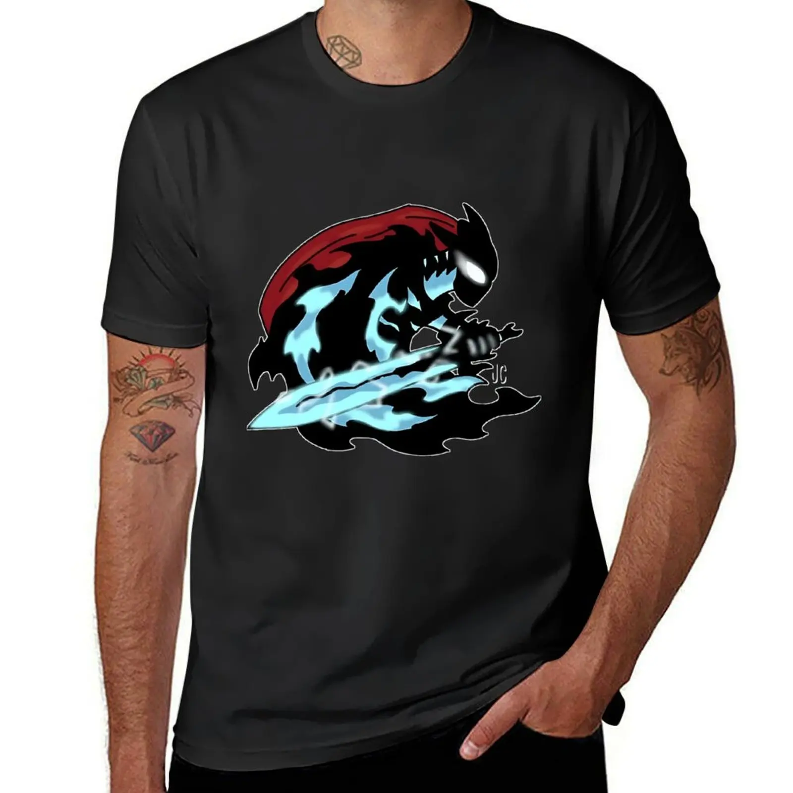 

Strong hunter T-Shirt blue archive plus sizes customs shirts men graphic