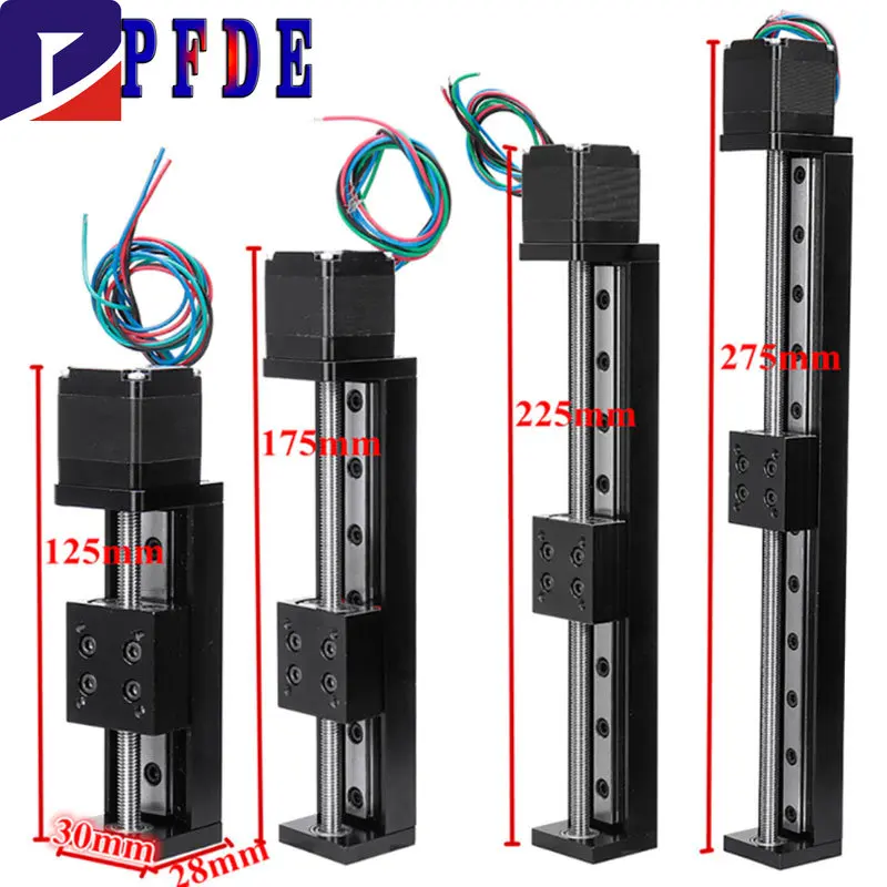 T-tipo Cnc Deslizante Tabela Trilho Linear Estágio Plataforma Guia Transporte Stepper Motor Drive Kit Mini Slide Tabela Xyz Eixo Tabela