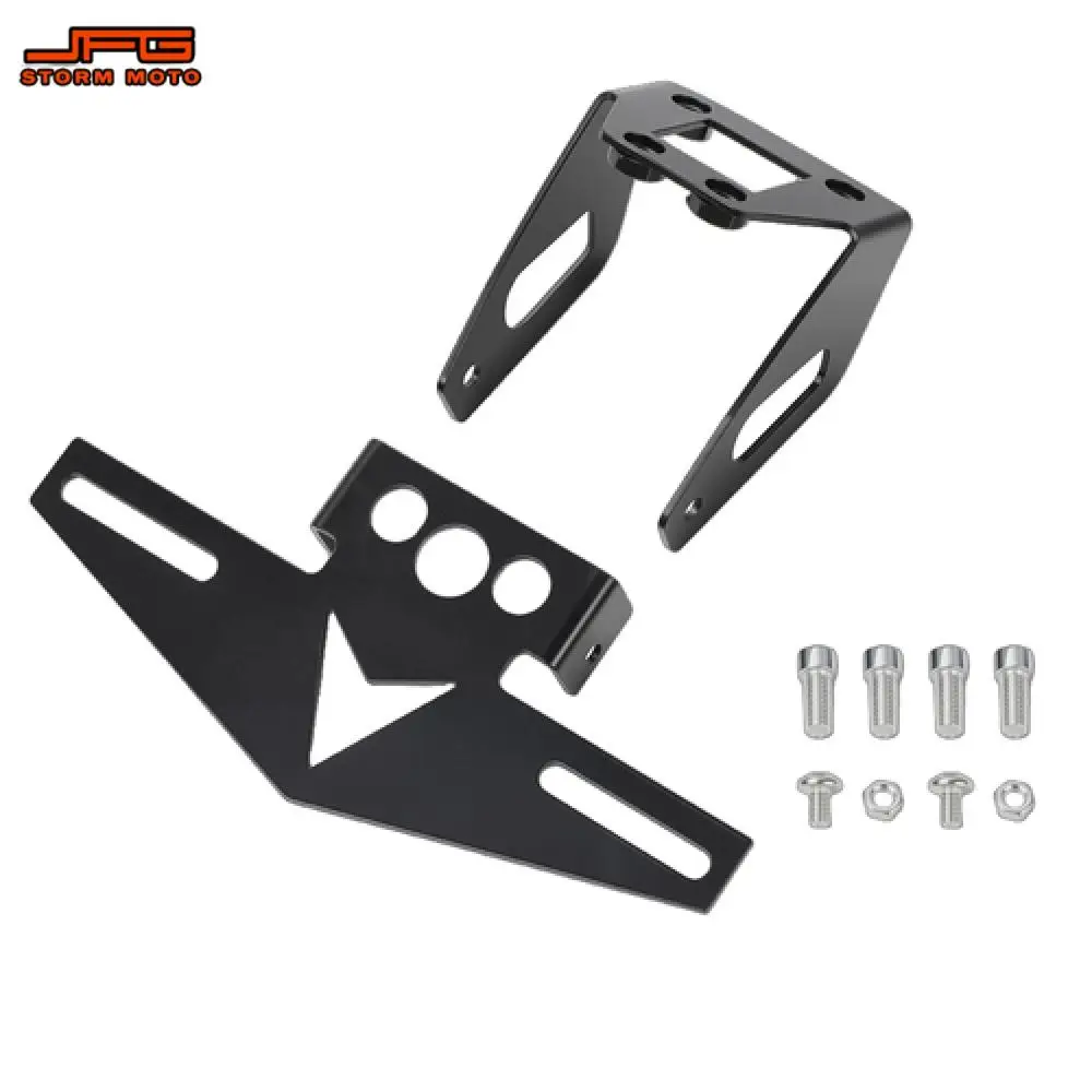 

Motorcycle Iron License Plate Holder Bracket Light For KAWASAKI Ninja 400 2018-2024 Z400 2019-2022 Motorcycles Accessories