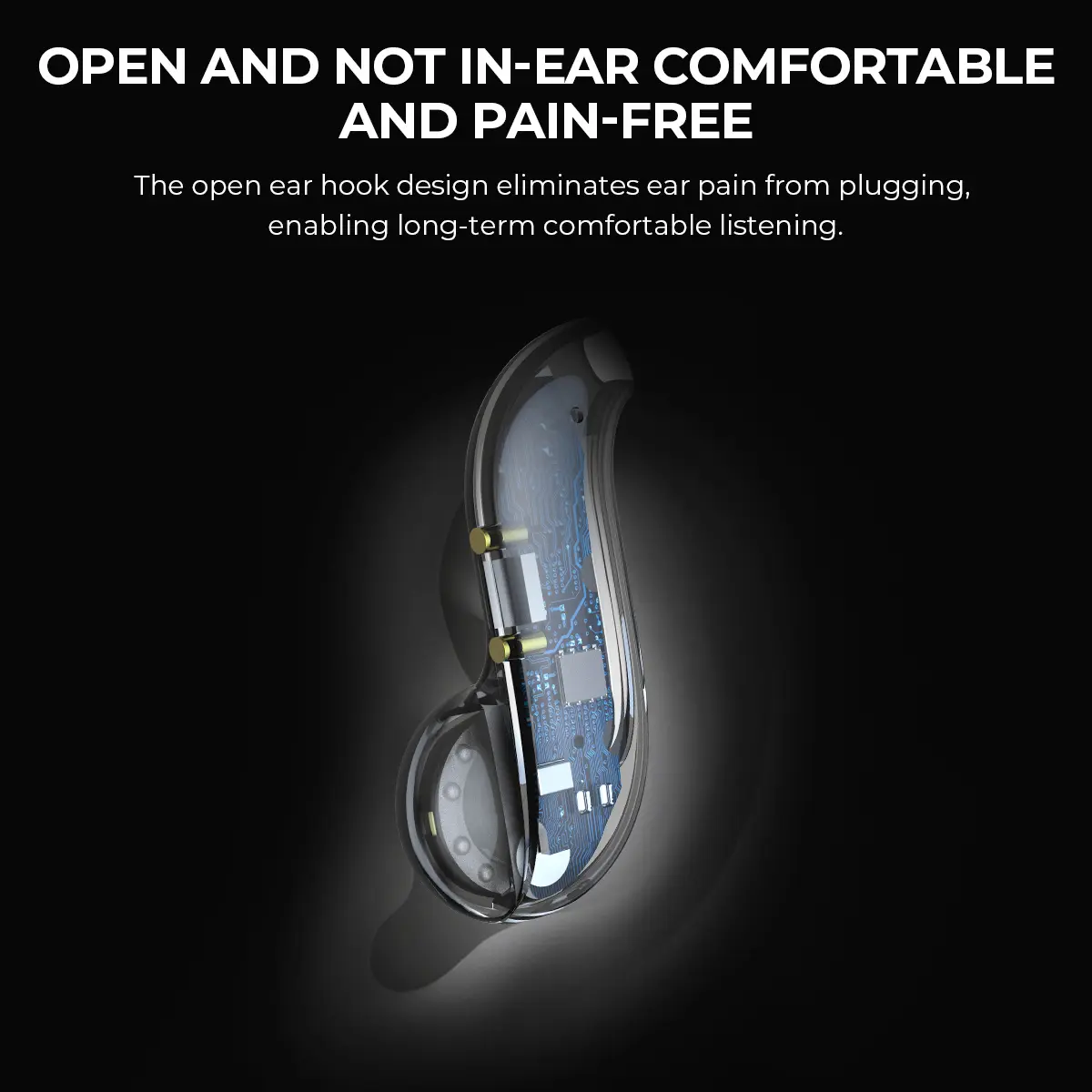 Close-up of earbud design