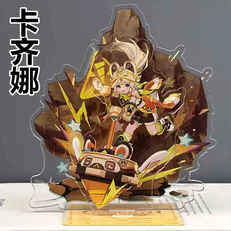 

18 см Genshin Impact Kachina Furina Venti Naganohara Yoimiya акриловая фигурка-подставка модель тарелка косплей мультфильм настольный декор подарок
