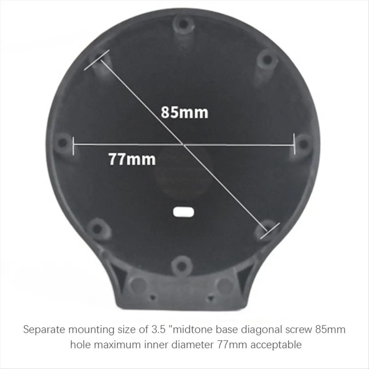 #45N (black)3.5 Inch Car Midrange Speaker Base Car 3-Way Frequency Mold Bracket,Automotive Parts & Accessories