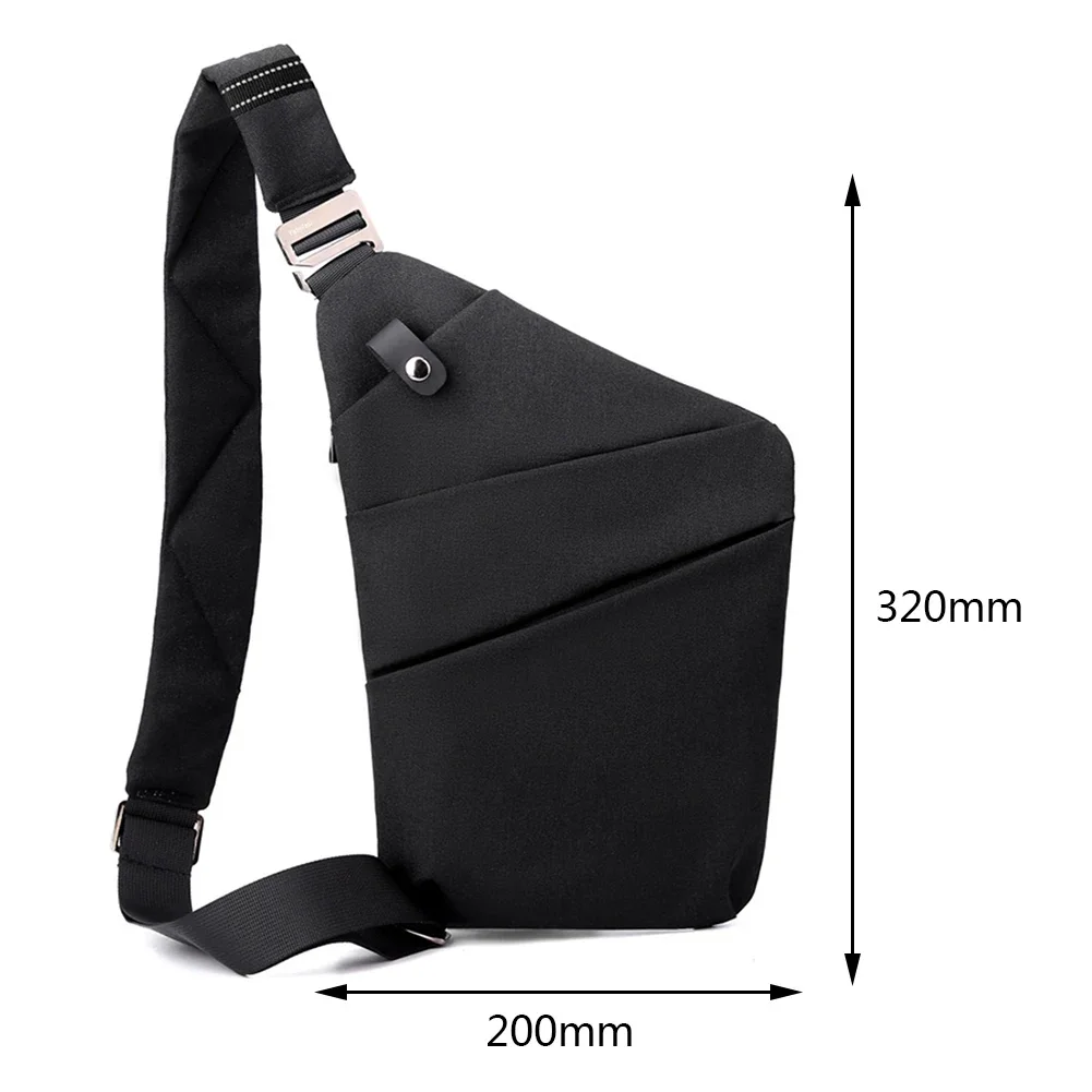 Commute Bag Anti-thief Storage Chest Bags Security Adjustable Strap Nylon Multifunctional Simple Portable for Outdoor Fitness