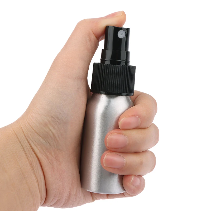 Sliver Empty Aluminum Spray Bottle Cosmetic Bottle Makeup Cosmetics Metal Atomizer Bottle Environmentally Friendly