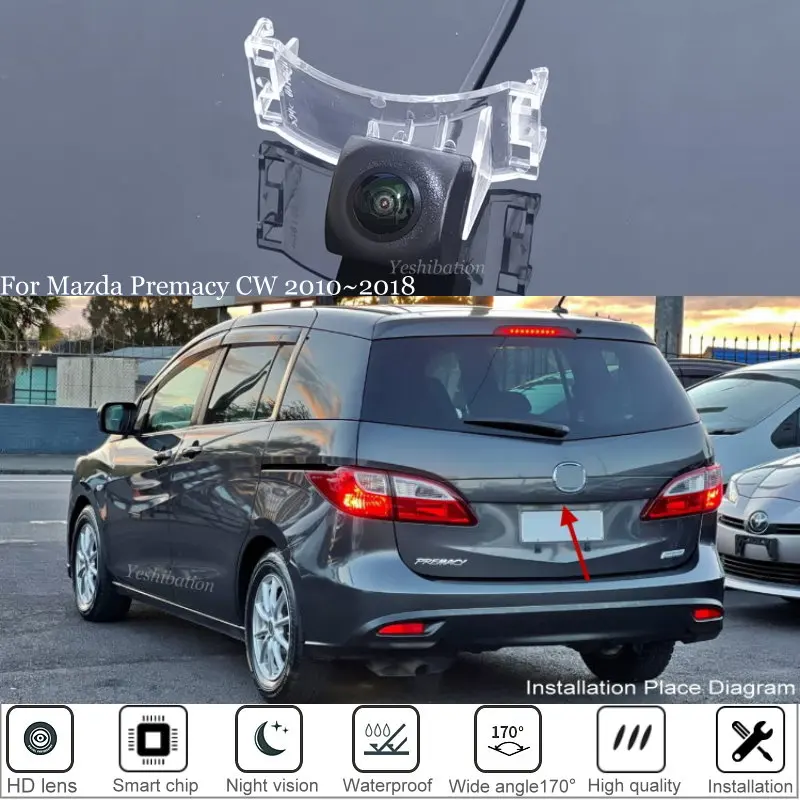 Car Rear View Camera For Mazda Premacy for Mazda 5 CW 2010~2018 Reversing Camera / High Quality Back Up Camera