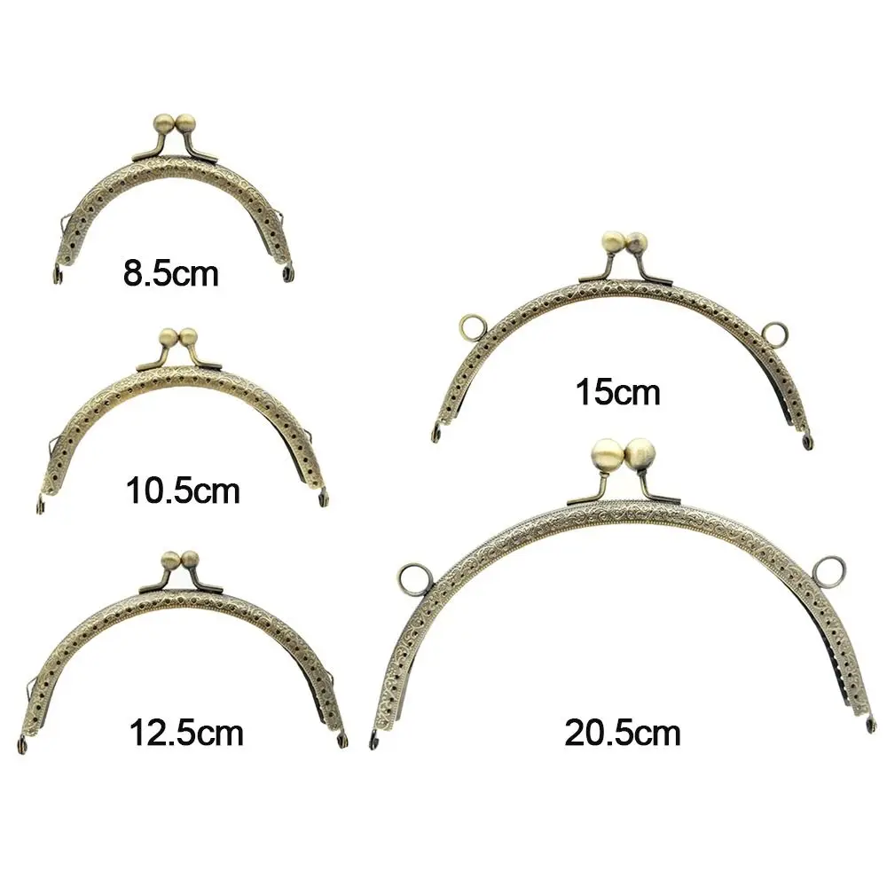 إطار محفظة معدني صغير قبلة المشبك حقيبة الأجهزة خمر محفظة المشبك إطار حقيبة إطار مشبك حقيبة صنع #4