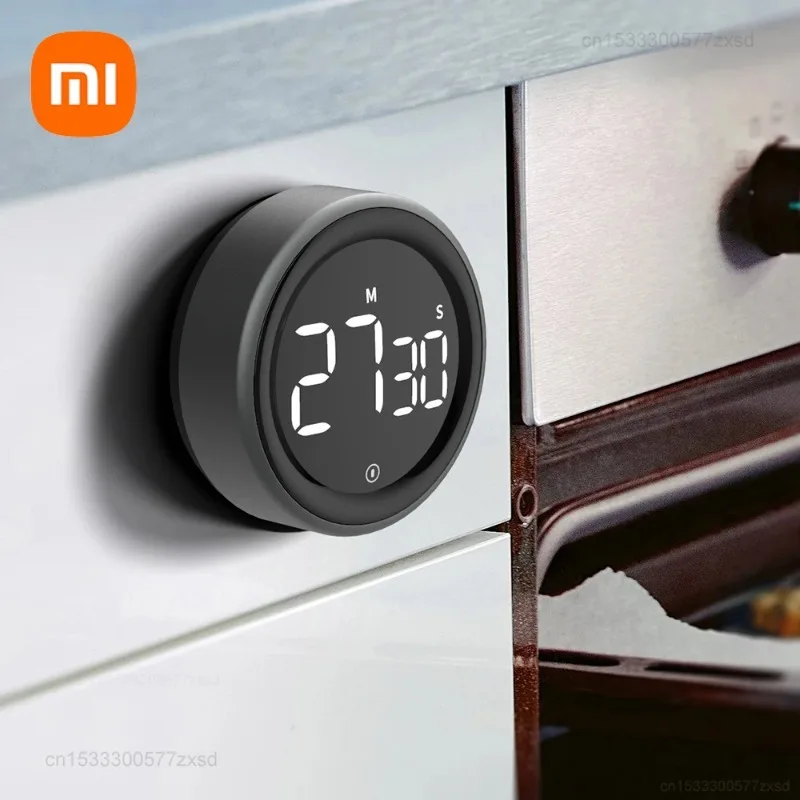 Xiaomi Youpin Digital Kitchen Timer Magnetic Countdown Timer with 3 Volume Levels 2 Non-Slip Pads Relax Study Work Cooking Timer