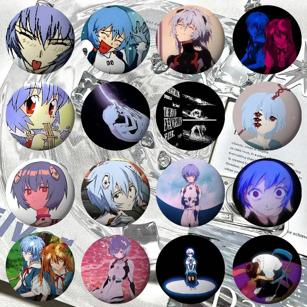 Niedliche R-evaS-Rei-S-AyanamiS Kawaii-Anstecknadeln für Freunde, Rucksäcke, Kleidung, Sammleraccessoires, Schmuckgeschenk