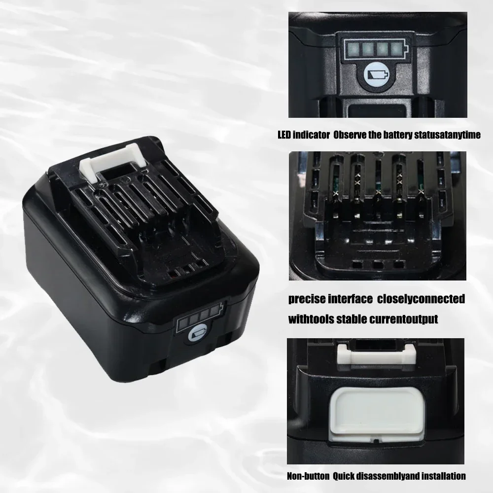 

For Makita 12v Lithium Ion Battery 197390-1 BL1015 1973901 BL1021B BL1041B BL1015B BL1020B BL1040B 6000mAh Li-ion Battery