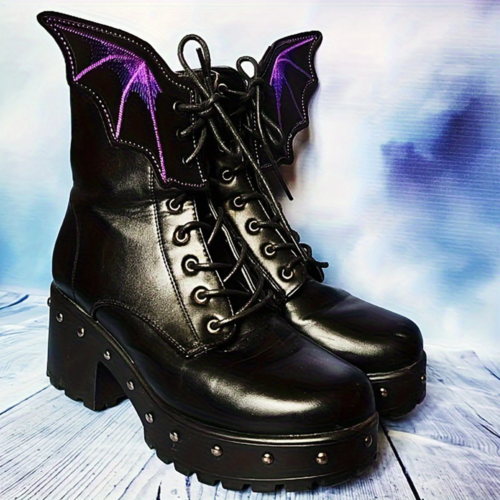 1 Pair Bat Shoe Wings Shoes Decal Elegant Removable Versatile Shoe Accessories for Beautiful Boots Shoes