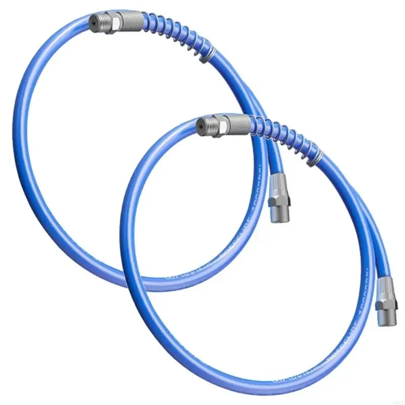 

Pack of 2 Flexible Grease Guns Hose High Pressures Resin Tube With Thread Fitting For Industrial Lubrication Systems