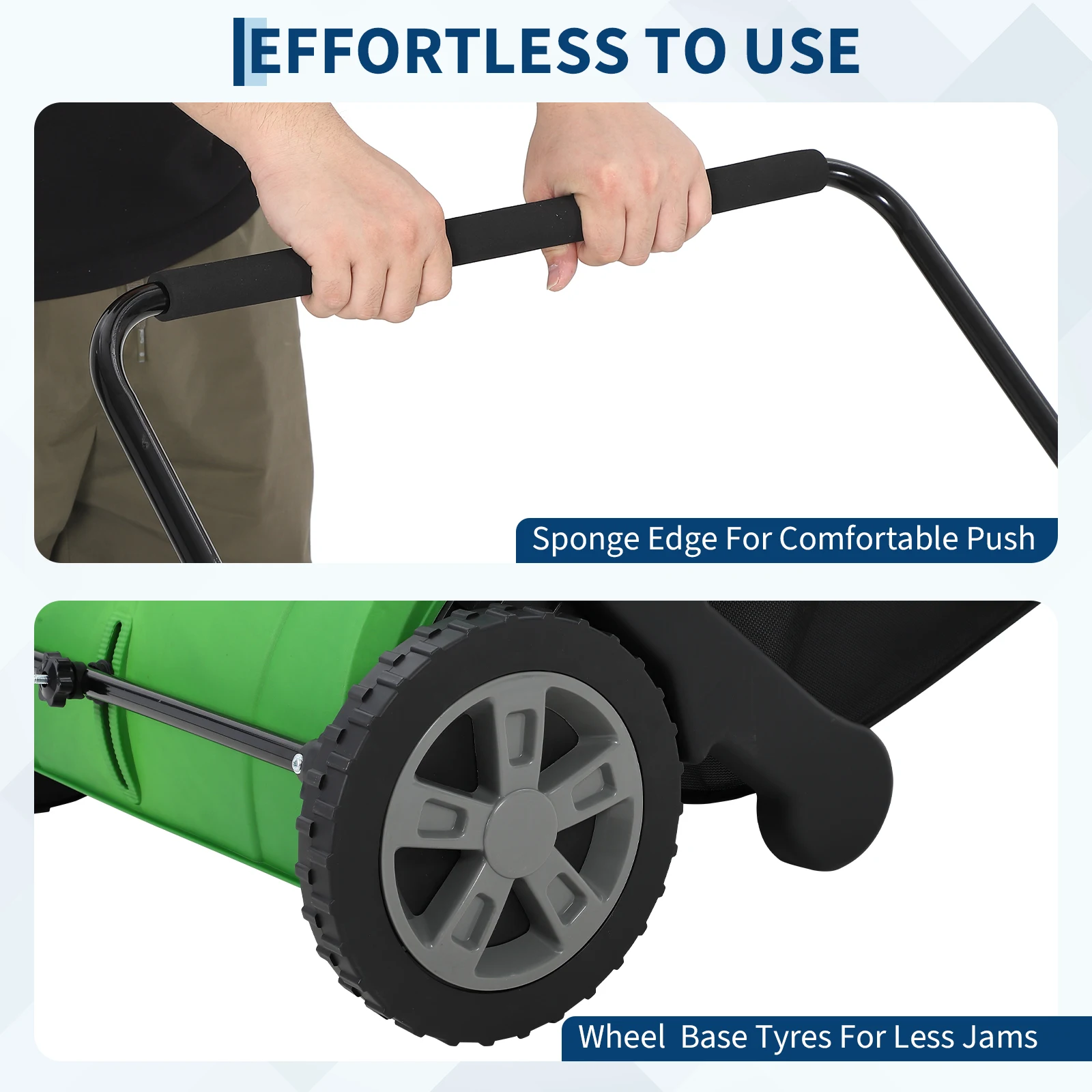 21 Inch Push Lawn Sweeper Manu - огляд і ціна Floor Scrubber Machine Walk Behind