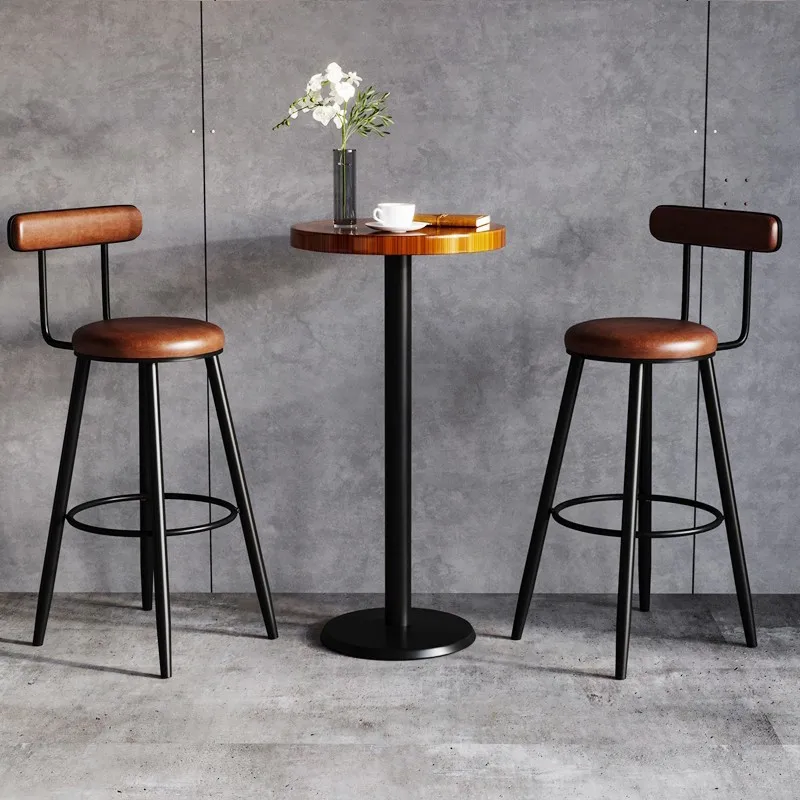 

Ancient Italian Bar Stools Luxury Modern Nordic Designer Party Bar Stools Ergonomic Creative Adults Metal Cadeira Furniture