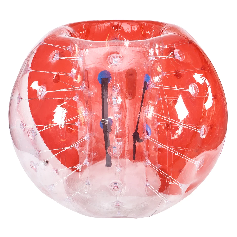 VEVOR Bola De Choque Inflable De 1,5 M – Burbuja De PVC Transparente Para Saltar Y Jugar, Set Con Parche De Reparación