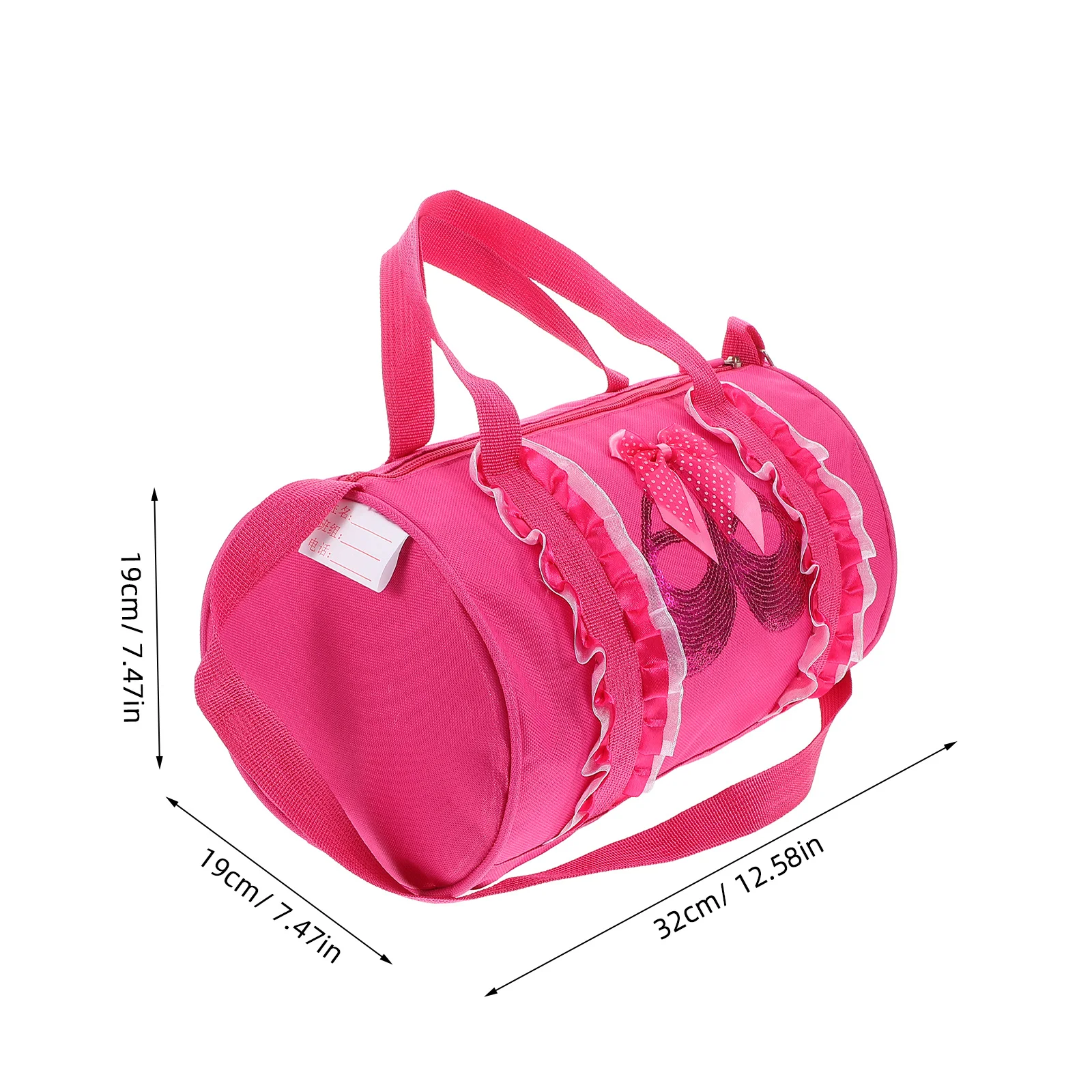 Bolsa de baile de Ballet ligera, bolso espacioso de Estilo Princesa para zapatos de baile, práctica de Ballet, bolsas de bailarina escolar para