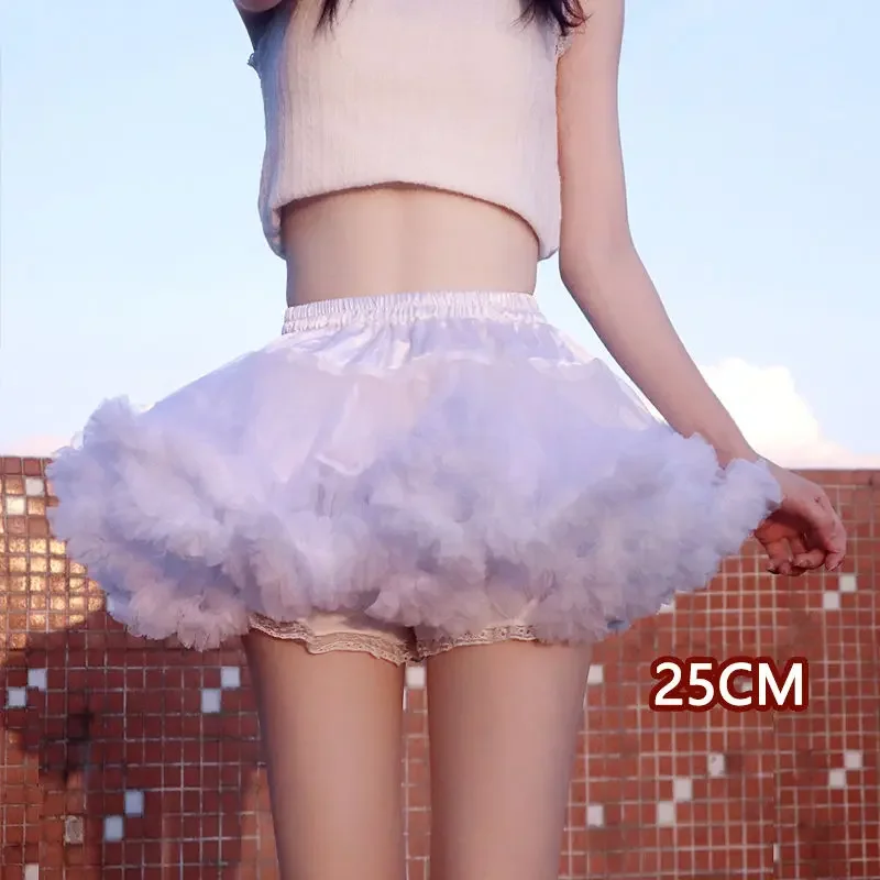 MAGOGO-Jupon Lolita pour Femme, Cosplay, Jupe Dame, Fil Doux Violent, Nuages Désossés, Sous-Jupe pour ix, Jupes Tutu Bouffantes Blanches