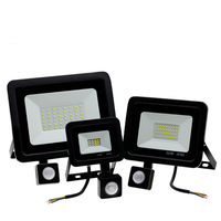 LED PIR Motion Sensor Floodlight Outdoor Wall Light White Light 100W 50W 30W 20W 10W IP66 Waterproof LED Spotlight For Garden