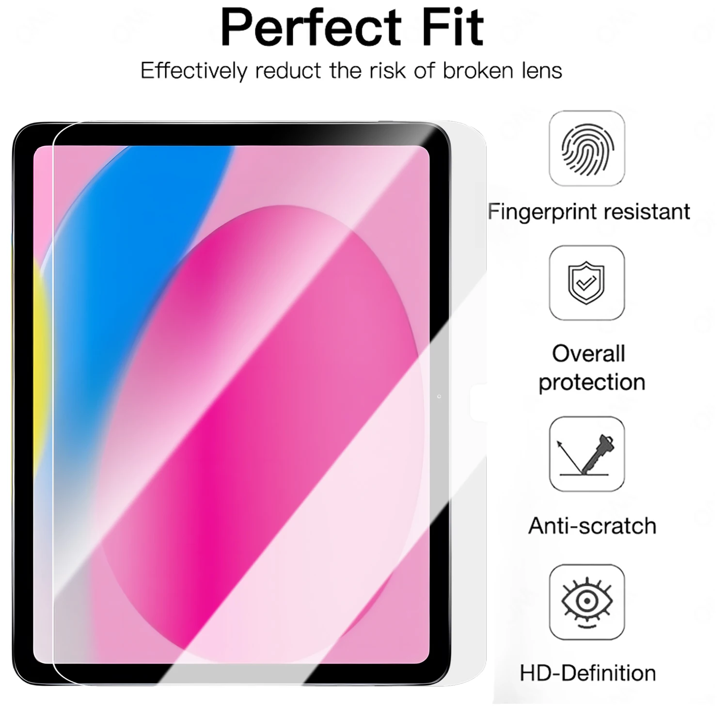 9H Tempered Glass For iPad 11th Gen 2025 (A16) Tablet Ultra Clear Screen Protectors Film For iPad Air11 Air13 Accessories