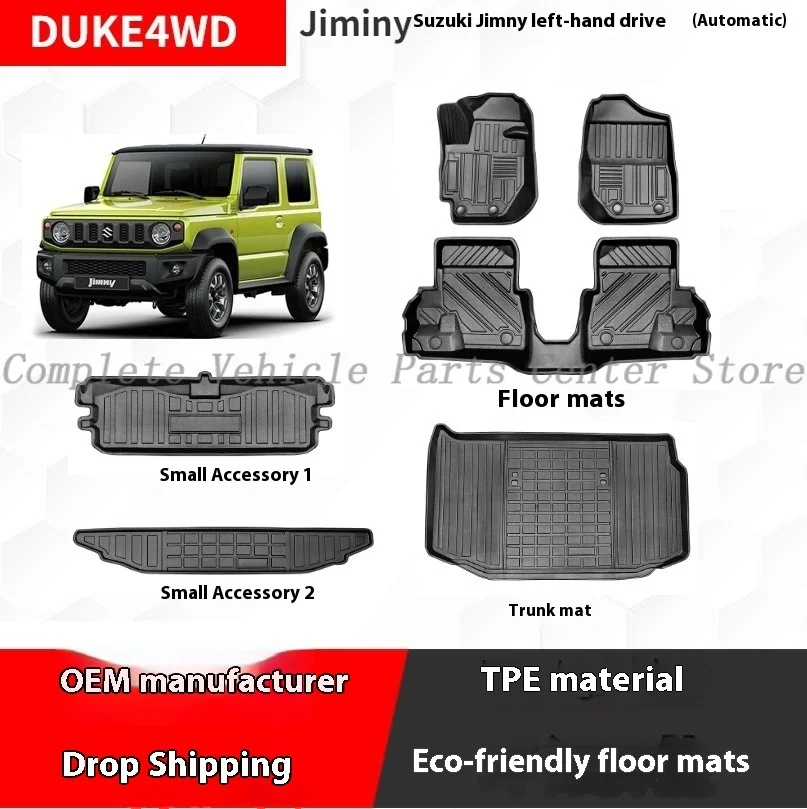 

High Quality TPE Car Mats For Suzuki Jiminy Non Slip Waterproof Durable Floor Liners