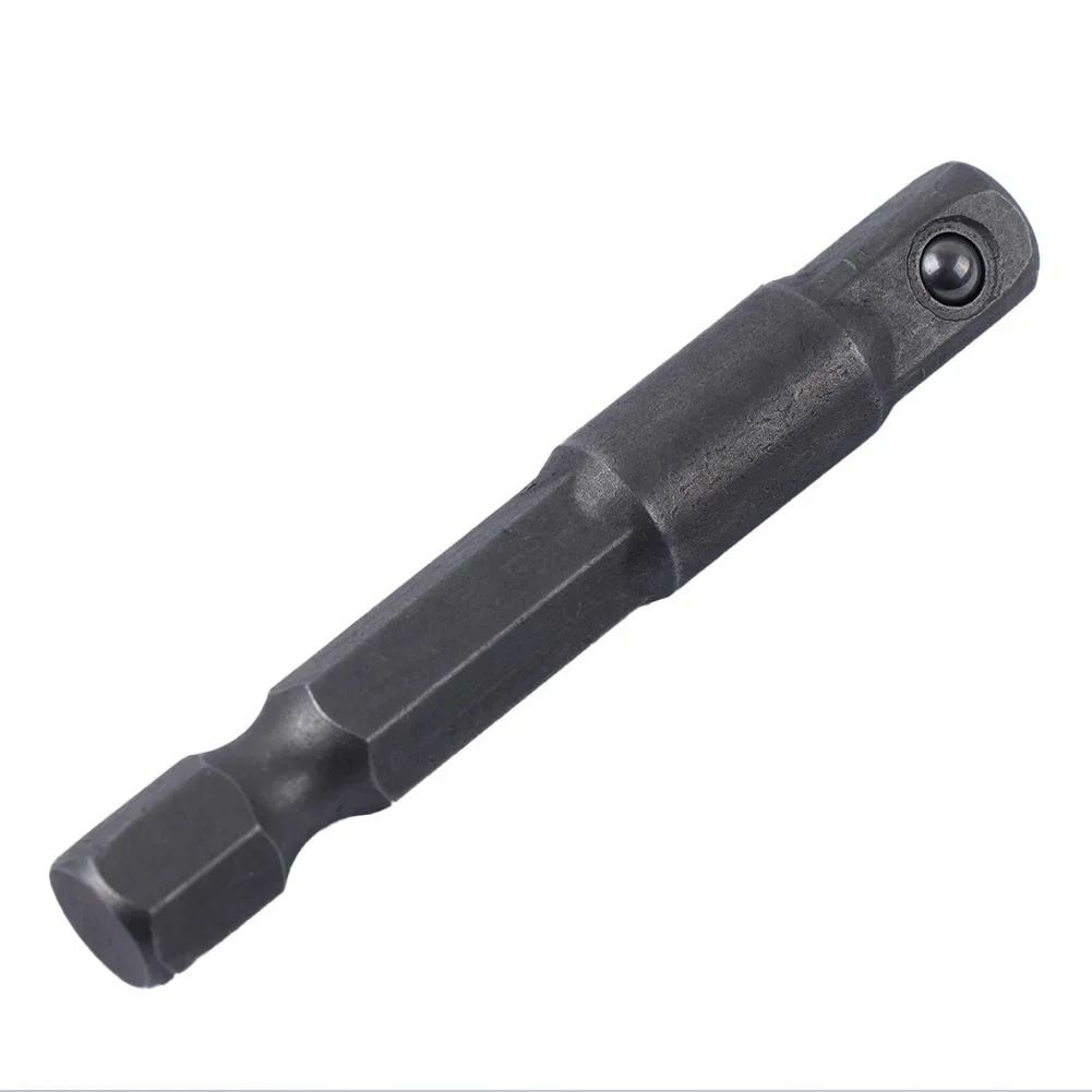 2Pcs Socket Adapter Converter 1/4" Hex Shank Drive Extension Rod Wrench Adapter 25+50mm For Driver Drill Part