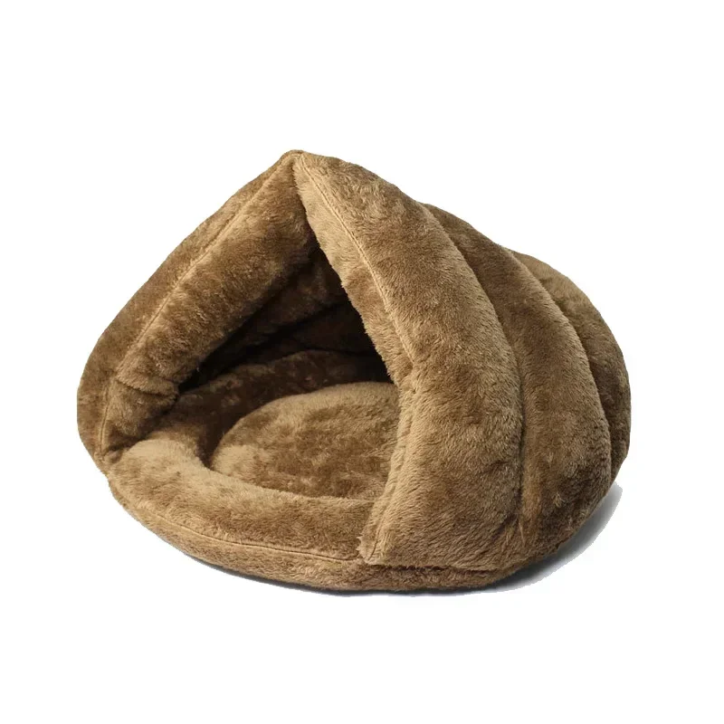 Sleeping Bag Mat Pet bed for Cats Dogs Soft Nest Kennel Bed Cave House Pad Tent s Winter Warm Cozy Beds   Accessories