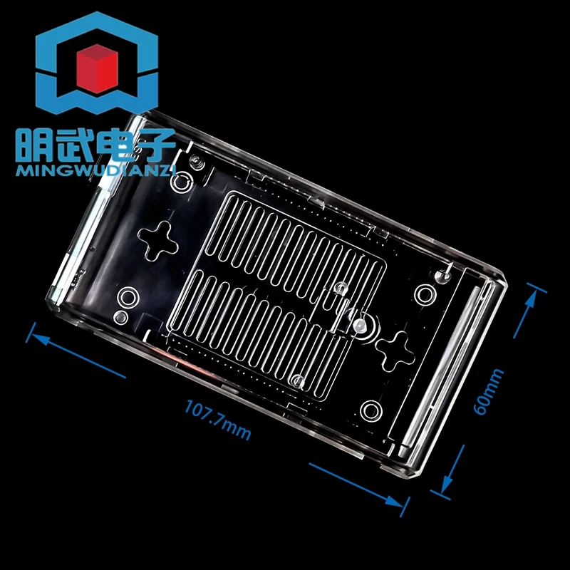 ل MEGA2560 R3 شل مجلس التنمية 2560 قذيفة واقية قذيفة مجلس التنمية ABS قذيفة شفافة/أسود