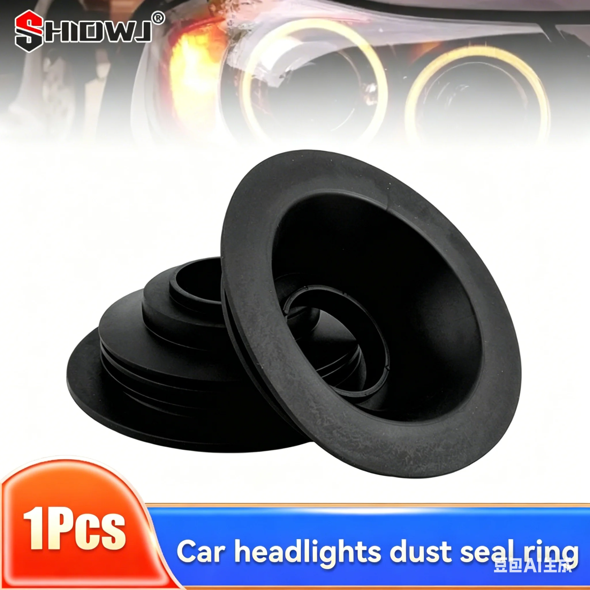Latest 1Pcs Universal Car Headlight Dust Cover Cap Soft Rubber Waterproof For LED HID Xenon Lamps Bulb Seal Cap Headlamp Cover