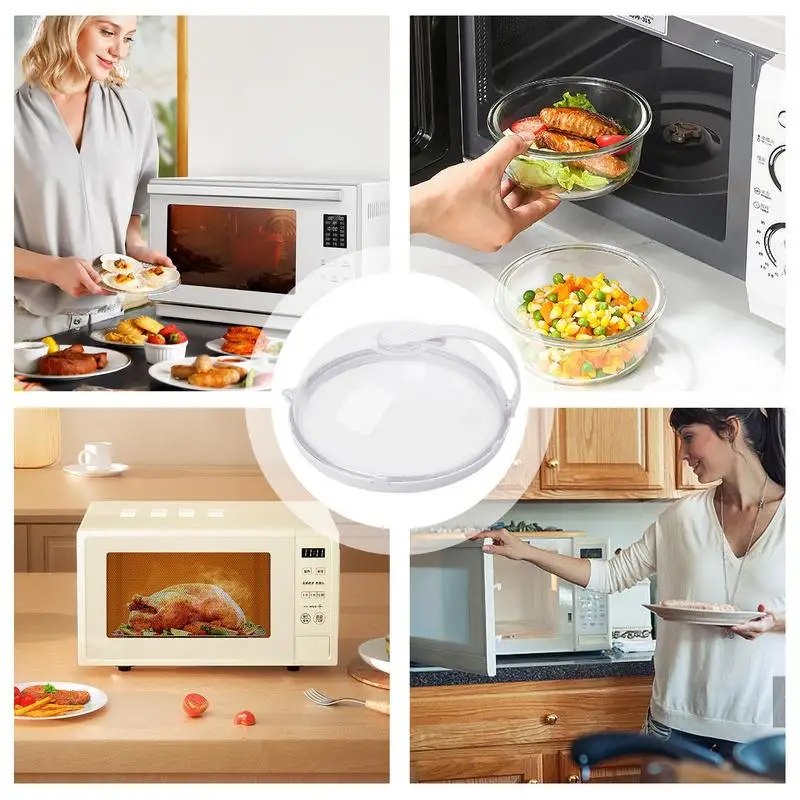 Microwave Lid Cover for Food 10 Inch Microwave Lid with Handle New microwave oven special cover kitchen supplies microwave oven