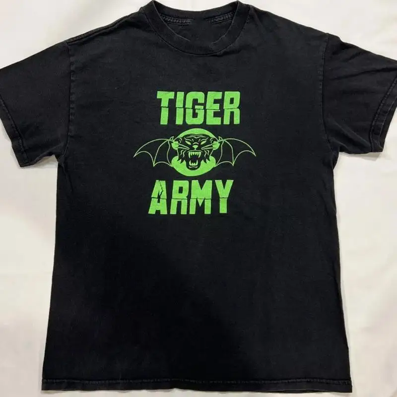 تي شيرت نادر لفرقة الجيش النمر القطني للرجال بجميع المقاسات