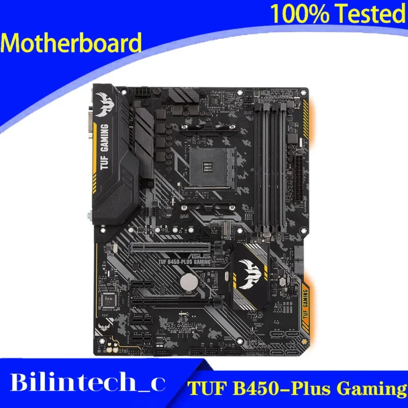 For Asus TUF B450M-Plus gaming motherboard supports AM4 64GB B450 DDR4 DVI HDMI