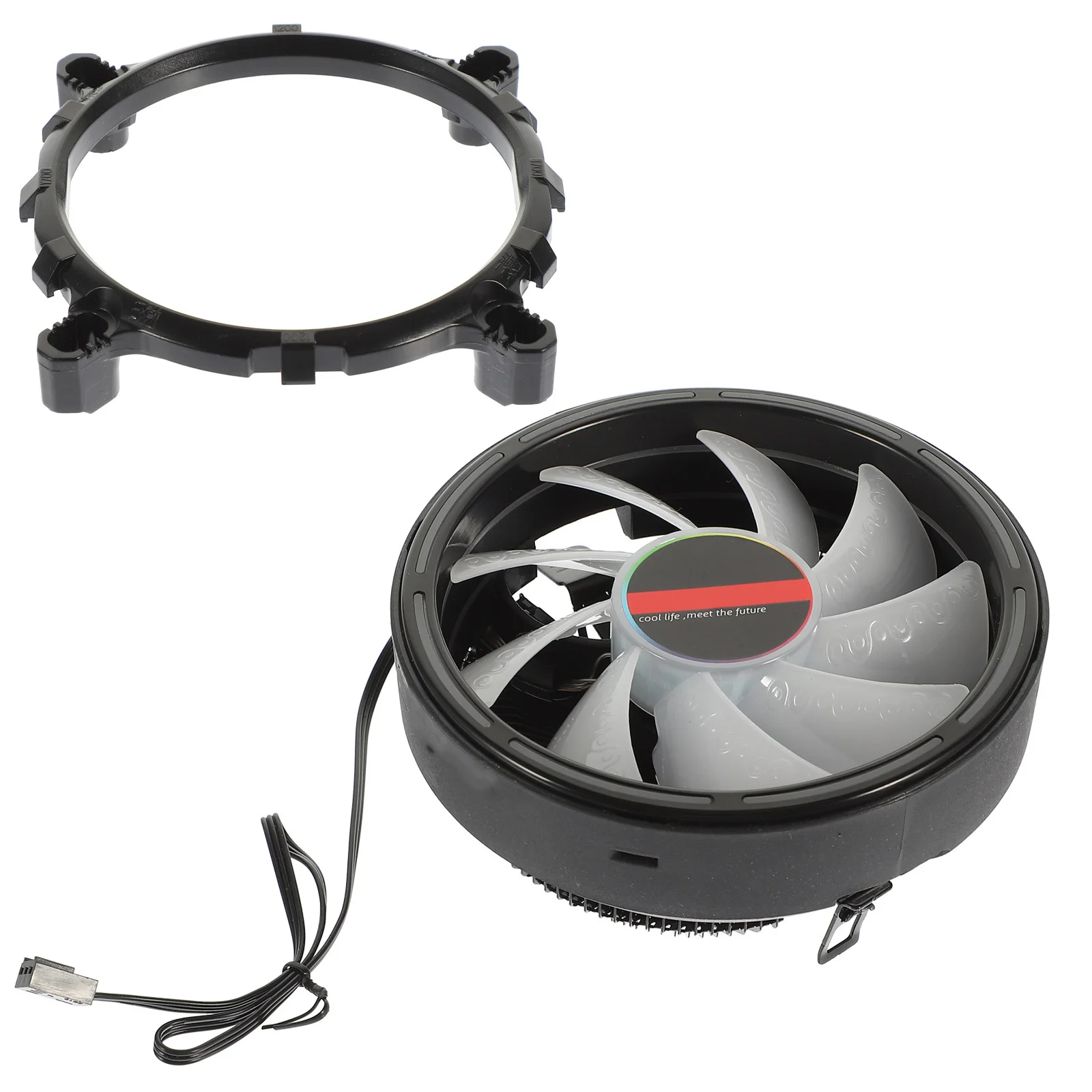 12Cm Hydraulic Bearing Rgb Led Cooling Fan For Desktop Computer Case Cpu Cooler 28Dba Quiet 56Cfm High Airflow Computer Radiator