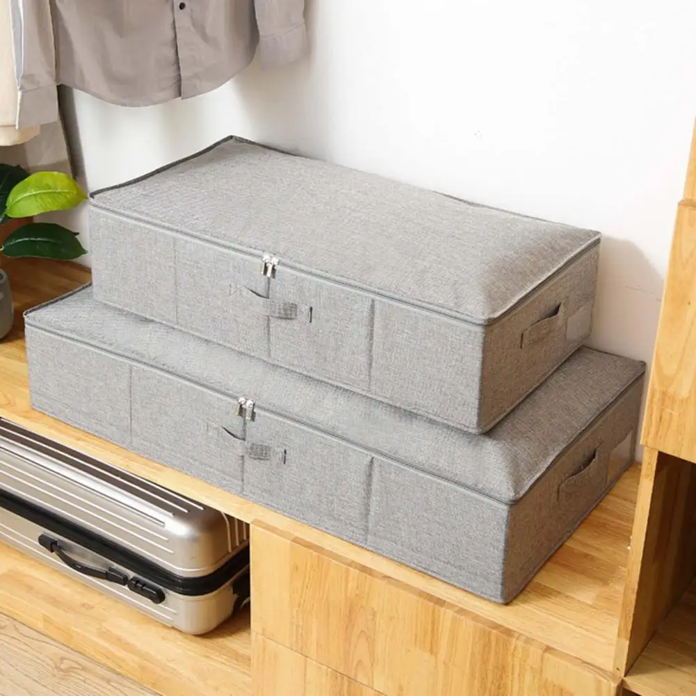 Quilt Storage Box Dustproof Wardrobe Organizers Dorm under Bed Winter Thick Quilt Storage Box Clothes Organizer Bedding Box