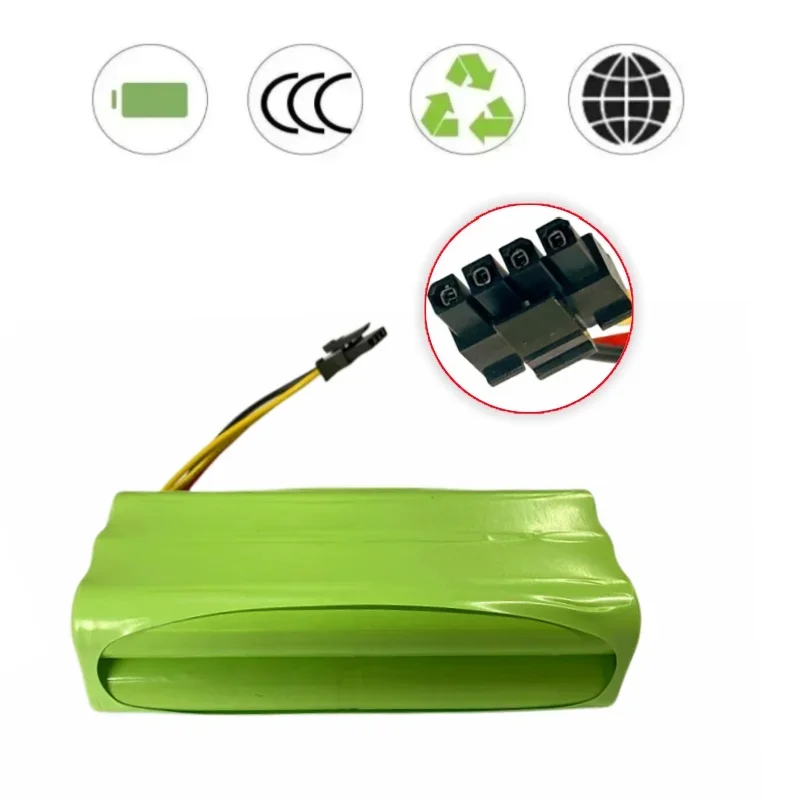 AIMJIN 14.4V 4800mAh Robot Battery for Ursus Trotter UT-EXCELLENZA Robotica Vacuum Cleaner