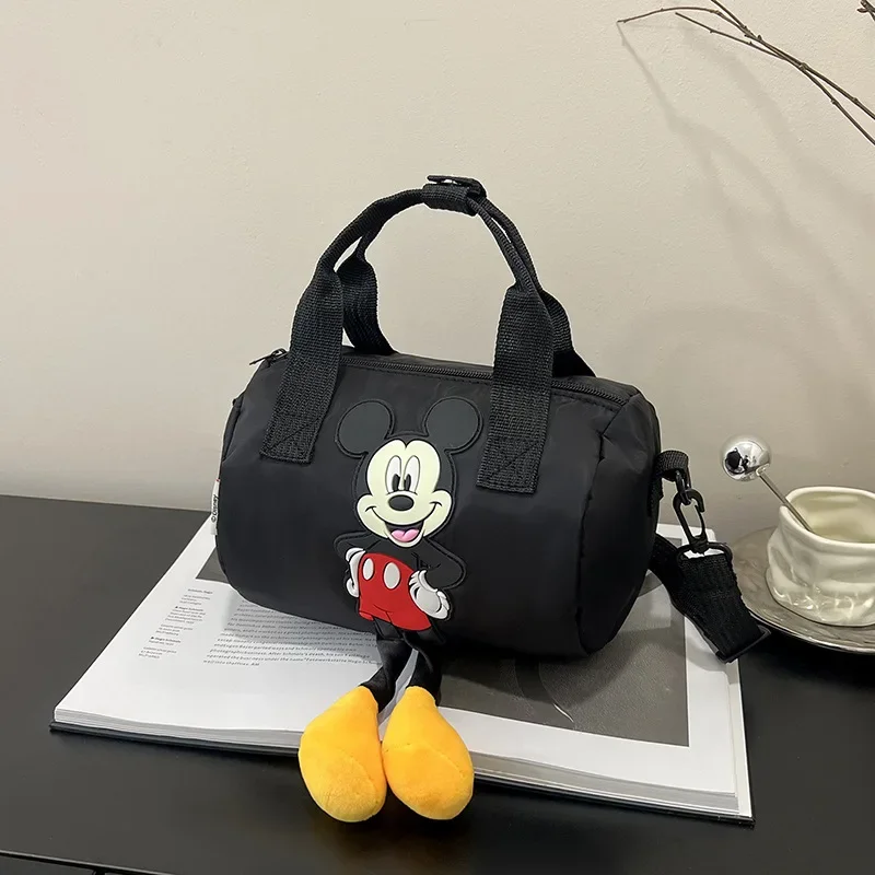 Disney 2025 nouveau sac à bandoulière pour femme Mickey Mouse mignon dessin animé sac de messager décontracté Mini sac Parent-enfant sac à main cadeau d'anniversaire