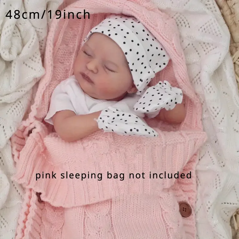 21inch 52cm Already Painted Finished Reborn Baby Doll Laura Handmade Reborn Preemie Baby Newborn Kids Toy Figure Gift Girl Dolls