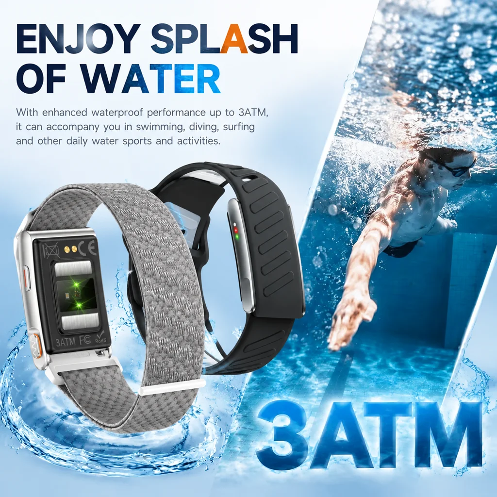 New Women Customized Health Care Smart Bracelet ECG+HRV BP Blood Fat Blood Oxygen Temp Heart Rate Sleep Monitor Call Smart Watch