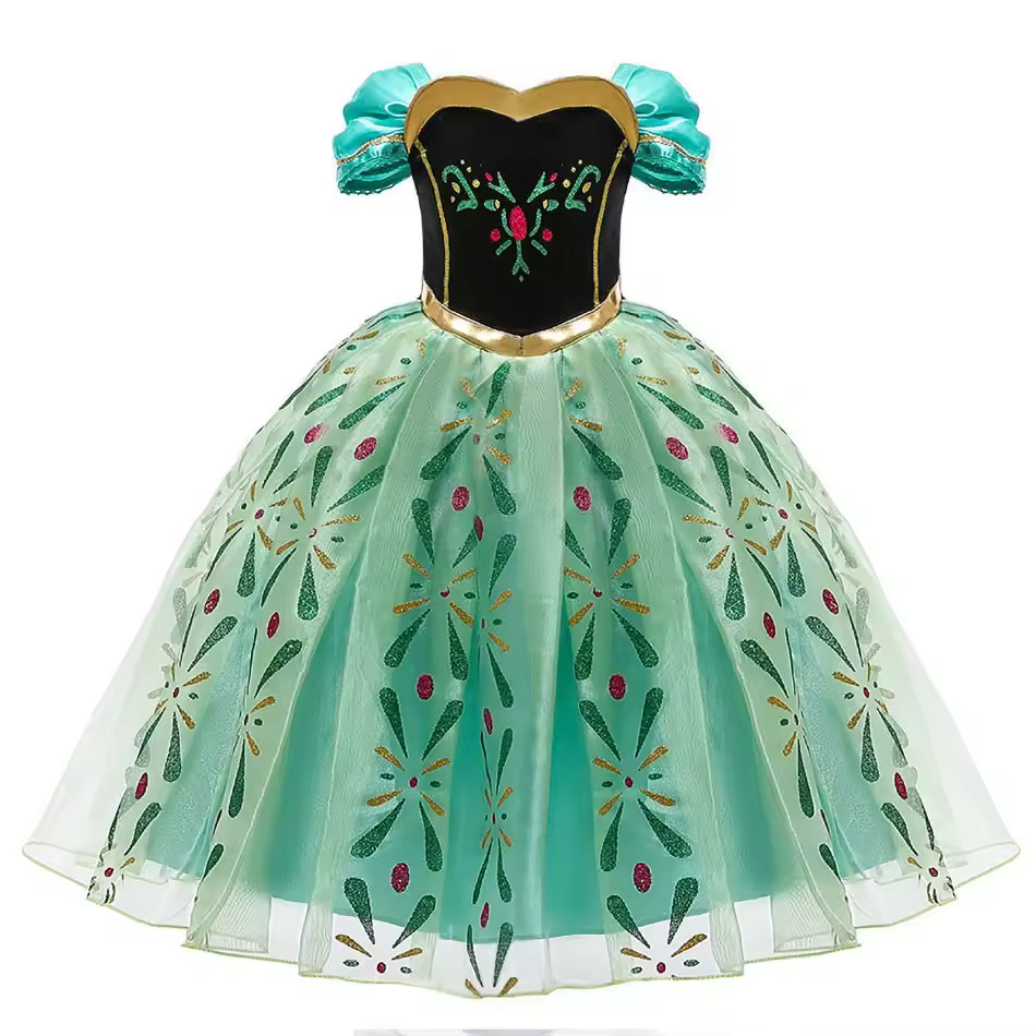 Girls Elsa Anna Dress Children Princess Carnival Dress Kids Jasmine Rapunzel Pageant Flower Disguise Cosplay Christmas Costume - AliExpress 