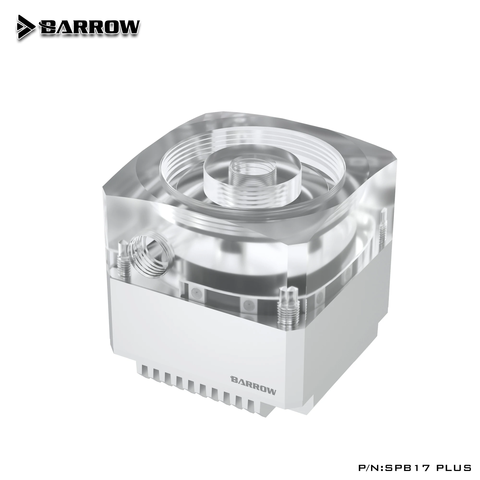 

Barrow SPB17 PLUS 17W DDC Pump Kit PLUS Version PWM control speed Reservoir Optional Type LRC2.0 5V Mobo AURA