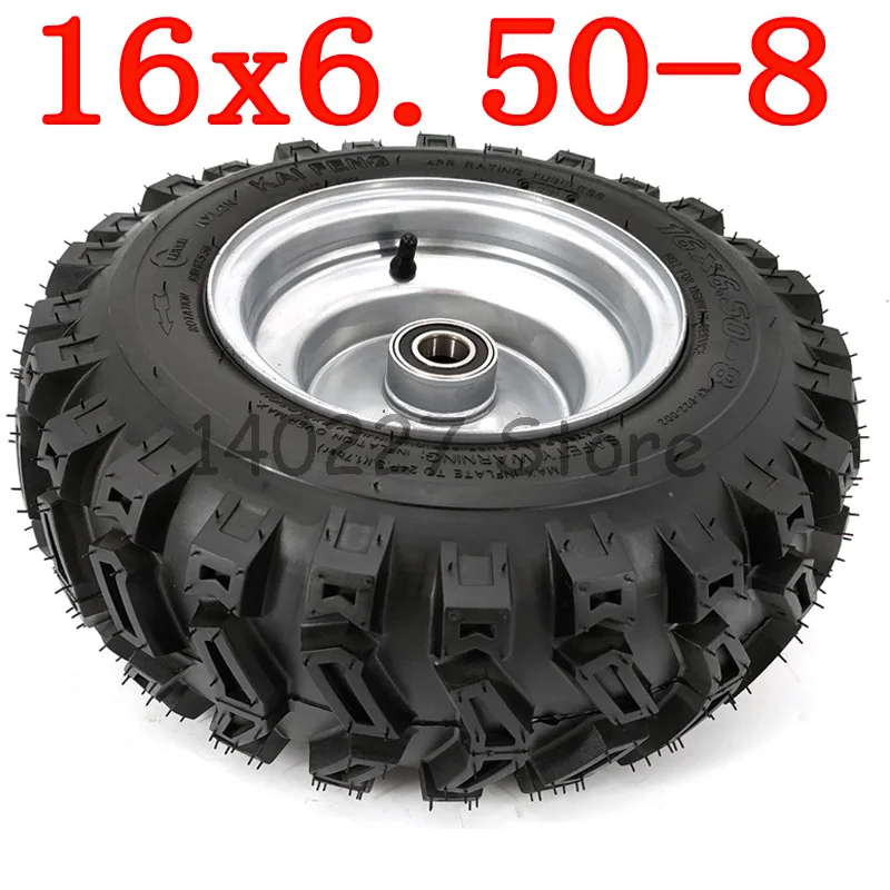 16 inch tire vacuum tire tubeless 16x6.50-8 tire suitable for snowplow wheeled trailer ATV ATV motorcycle