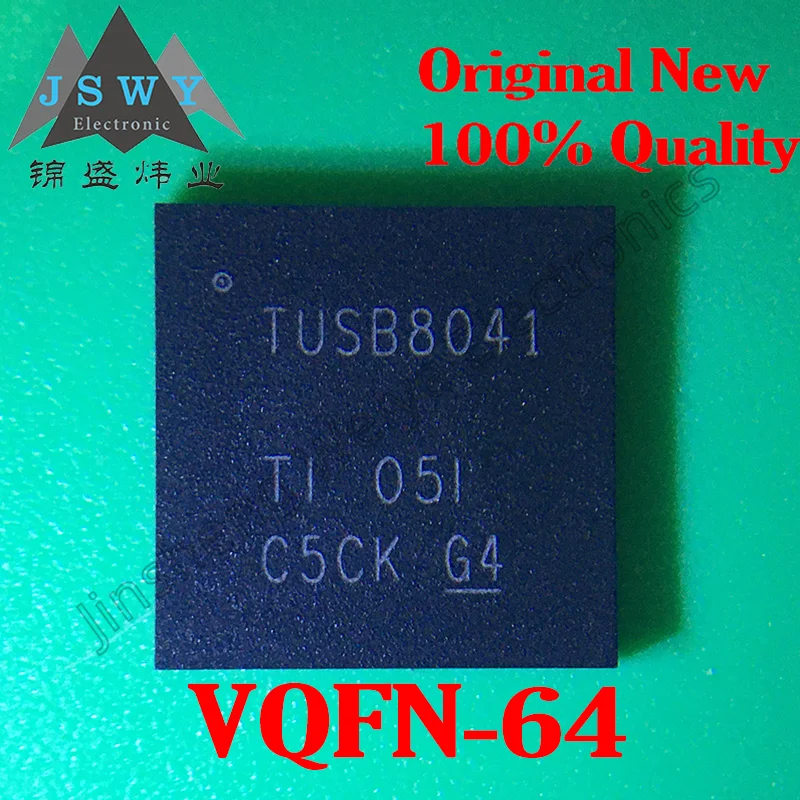 

(10-20PCS) TUSB8041RGCR Silkscreen:TUSB8041 VQFN64/USB 3.0 Hub Controller/Imported/Original/In Stock/Quick Shipment