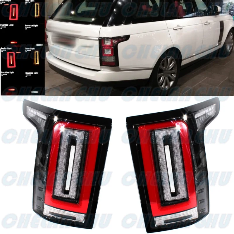 LED Tail Light For Range Rover Executive Vogue 2013 2014 2015 2016 2017 2018 2019 2020 2021 2022 1 Pair Rear Lamp Brake Light