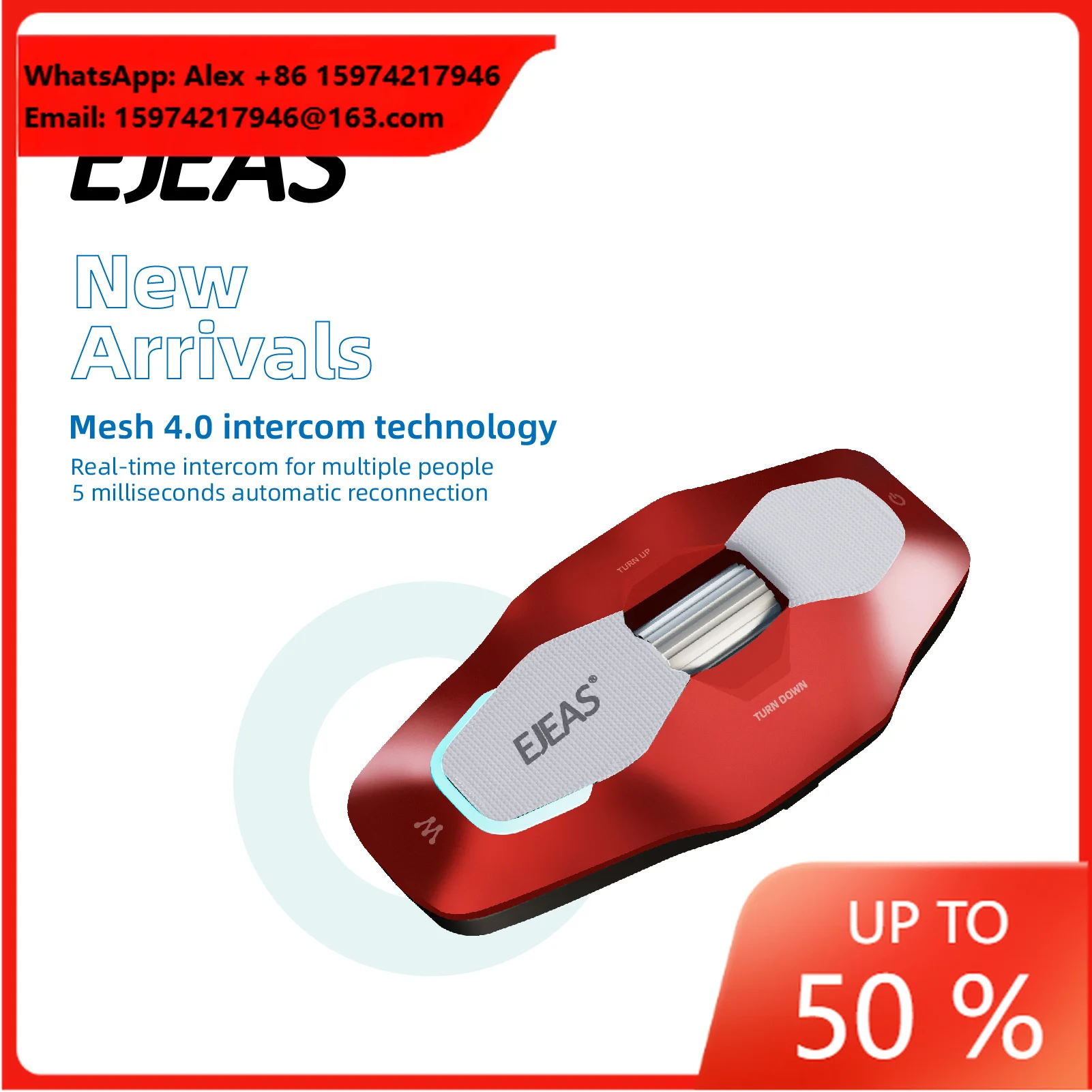 EJEAS X10 Intercomunicador Para Moto Motobike Helmet Bluetooth Headset Intercom For Motorcycle X10 Intercom