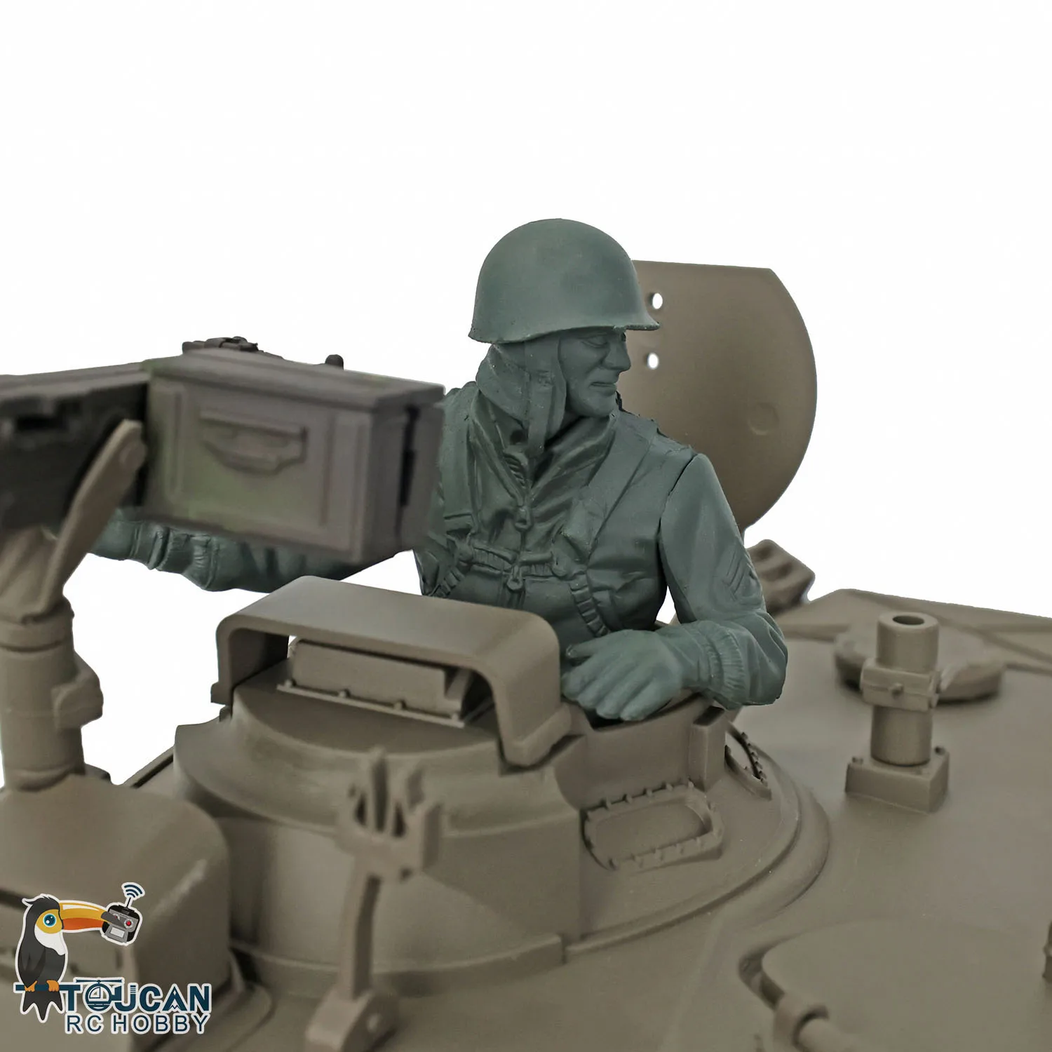 2.4Ghz Henglong 1/16 7.0 Plastic Walker Bulldog RC Tank 3839 360 Turret Smoke Effect Military Boy Toys TH17324-SMT7